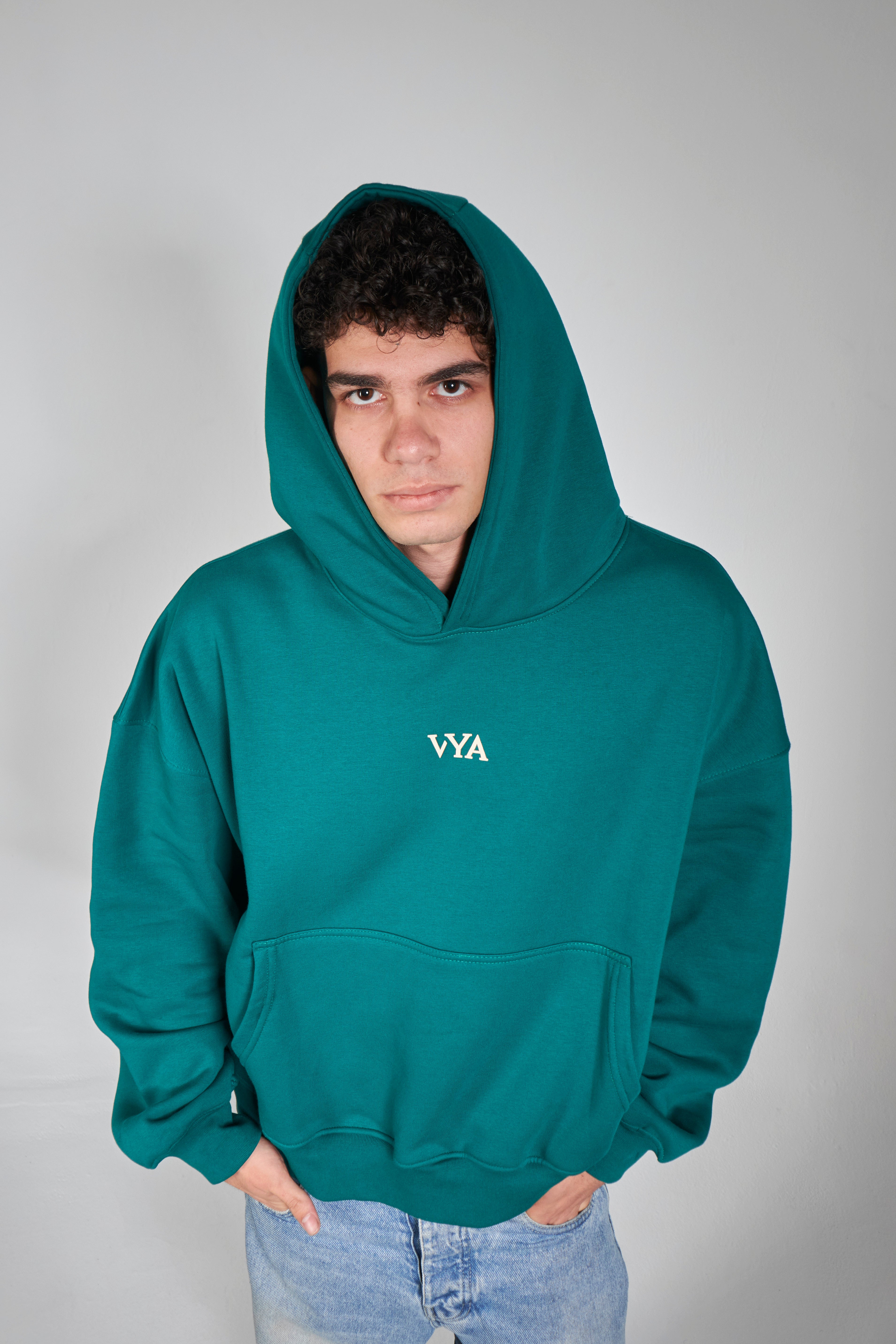 Green Box Fit Hoodie