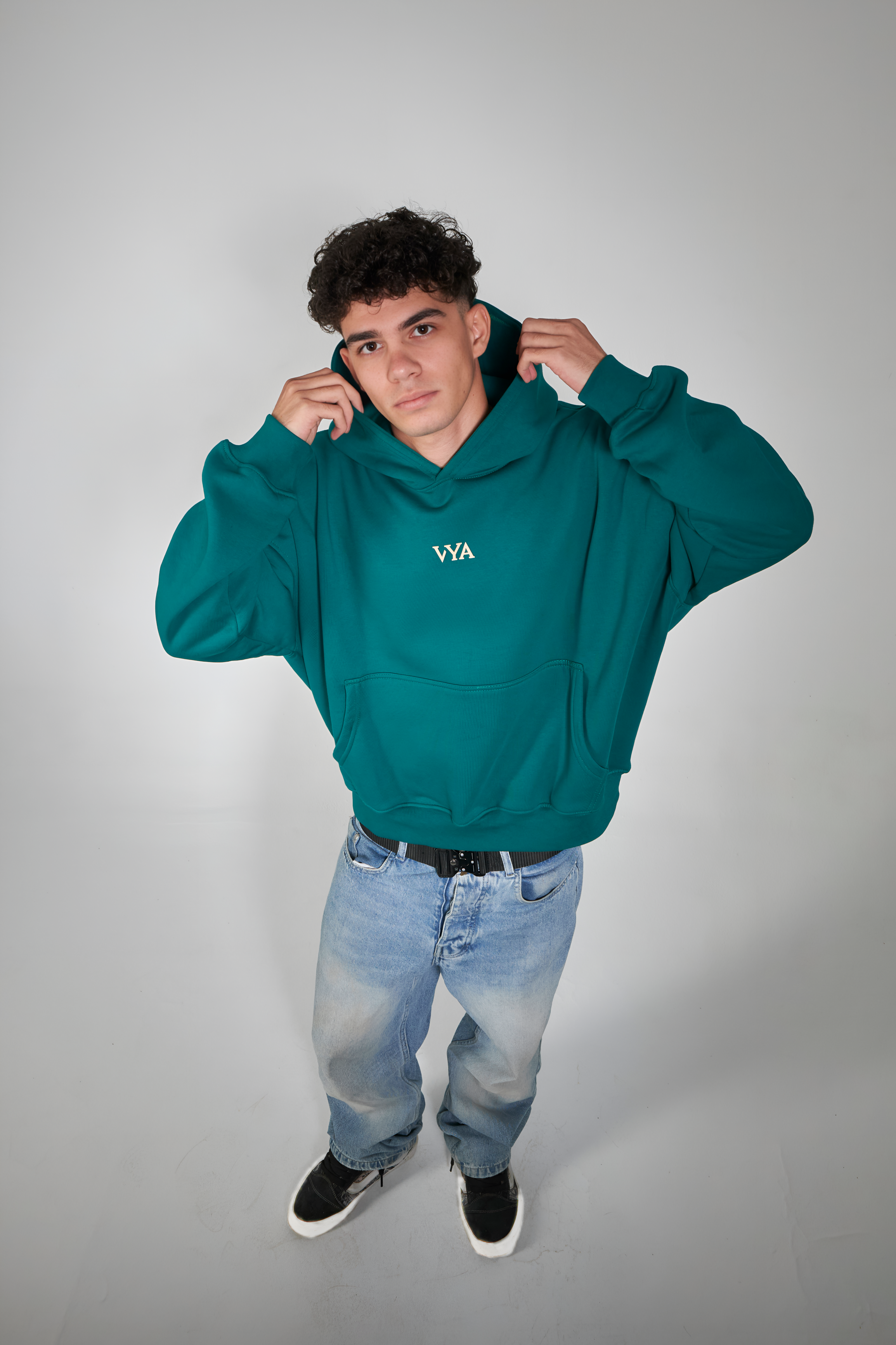 Green Box Fit Hoodie