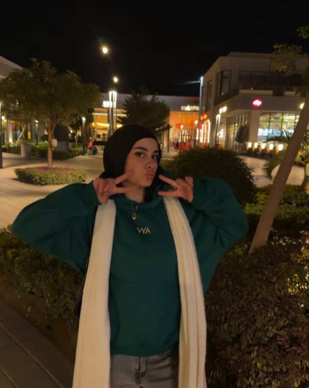 Green Box Fit Hoodie